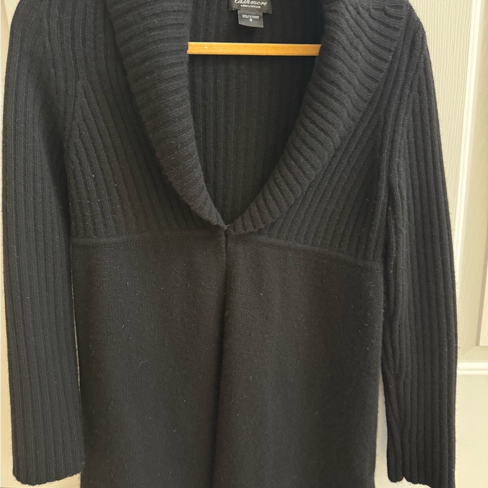 100% Cashmere long cardigan